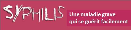 La SYPHILIS transmise sexuellement