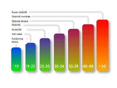 TAILLE ET POIDS EN GRAPHIQUES